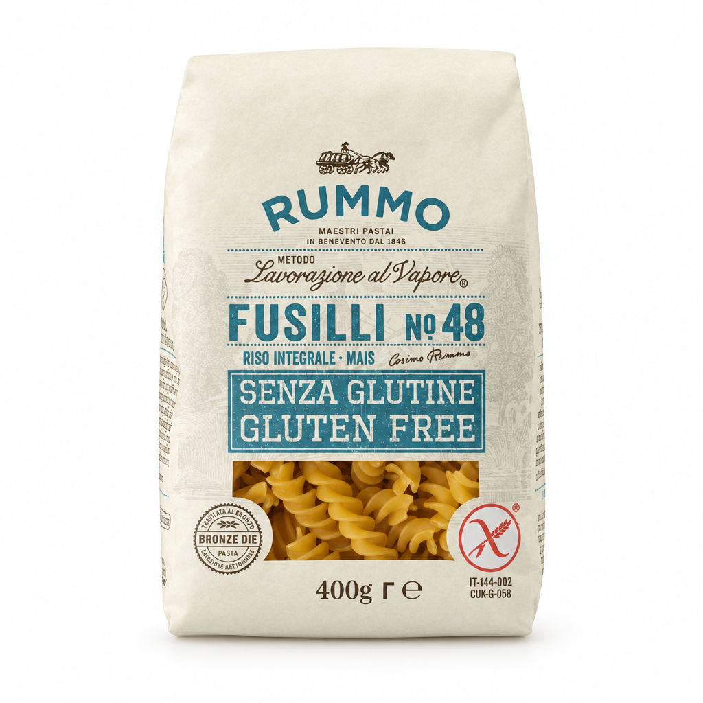 Massa Fusilli Nº48 Rummo Sem Glúten 400g | Textura e sabor